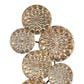 Maple and Jade 19" x 50" Wall Sculptures in Satin Gold, , large