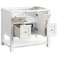 James Martin Vanities Breckenridge 36" Single Bathroom Vanity in Bright White with 3 cm Parisien Bleu Quartz Top and Rectangular Sink, , large