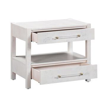 Tov Furniture Brandyss 2-Drawer Nightstand in White, , large