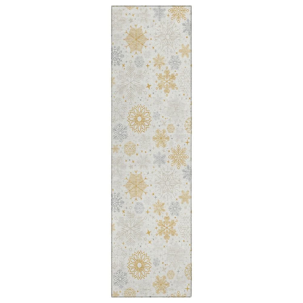 Dalyn Rug Company Wonderland WN31 2"3" x 7"6" Ivory Indoor/Outdoor Runner, , large