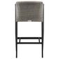 Armen Living Aileen Patio Bar Stool in Dark Gray, , large