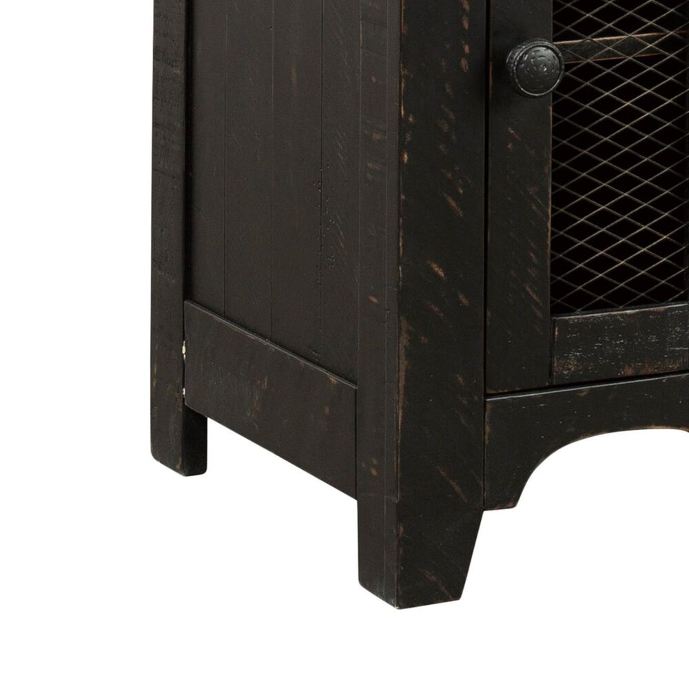 Ashley Valebeck Chair Side End Table in Black and Brown, , large