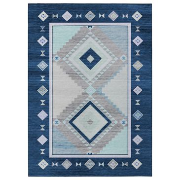 Dalyn Rug Company Phoenix 2"3" x 7"6" Denim Indoor/Outdoor Runner, , large