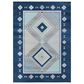 Dalyn Rug Company Phoenix 2"3" x 7"6" Denim Indoor/Outdoor Runner, , large