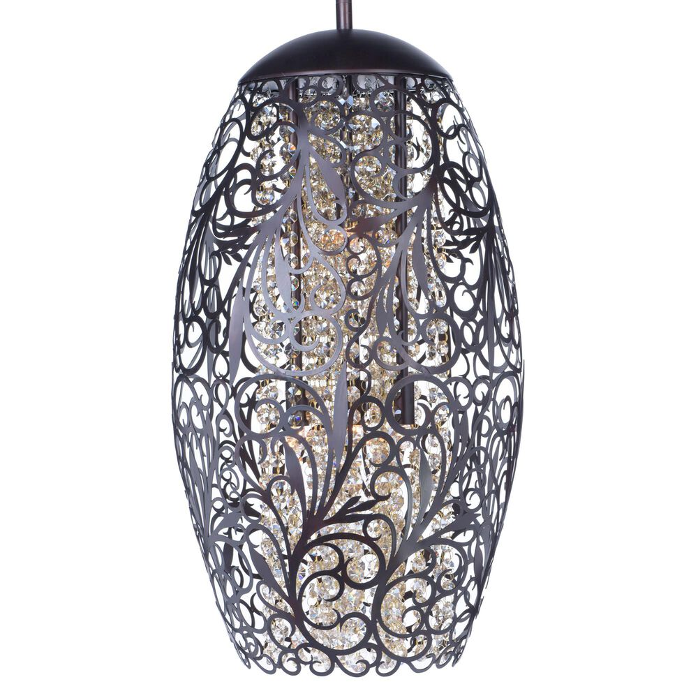 Maxim Lighting Arabesque 1-Light Mini Pendant in Oil Rubbed Bronze, , large