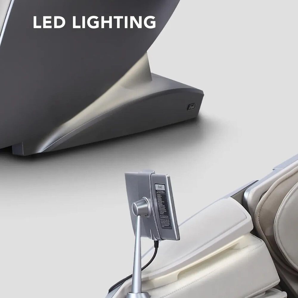 Osaki OS-Pro 4D DuoMax SE Zero Gravity Massage Chair in Stormy Grey, , large