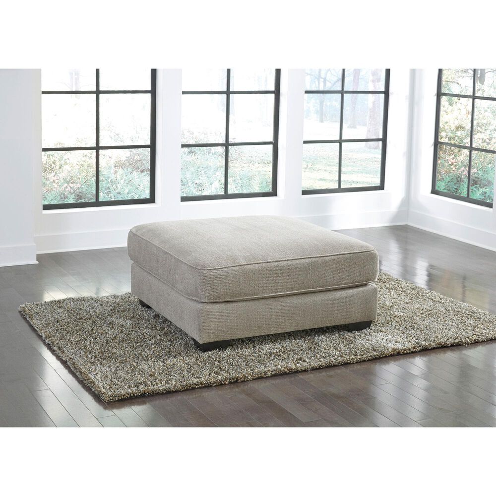 Ashley Ardsley Oversized Ottoman in Pewter, , large