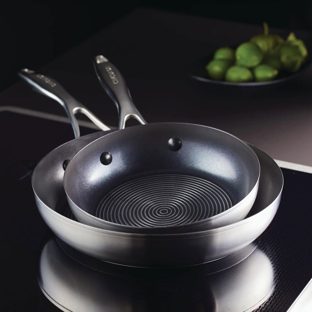 Circulon 8&quot; and 10.25&quot; Nonstick Frying Pan Set in Stainless Steel, , large