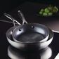Circulon 8" and 10.25" Nonstick Frying Pan Set in Stainless Steel, , large