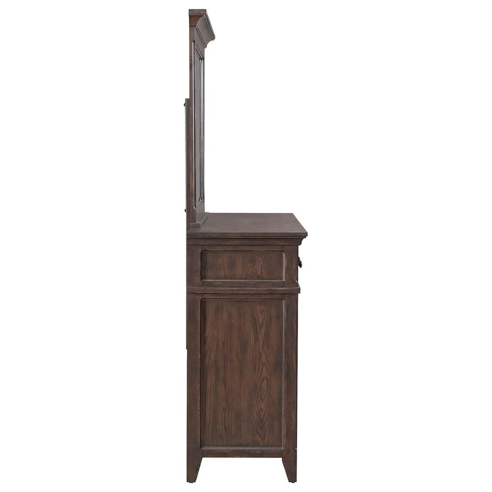 Belle Furnishings Paradise Valley 5-Piece King Bedroom Set in Saddle Brown, , large