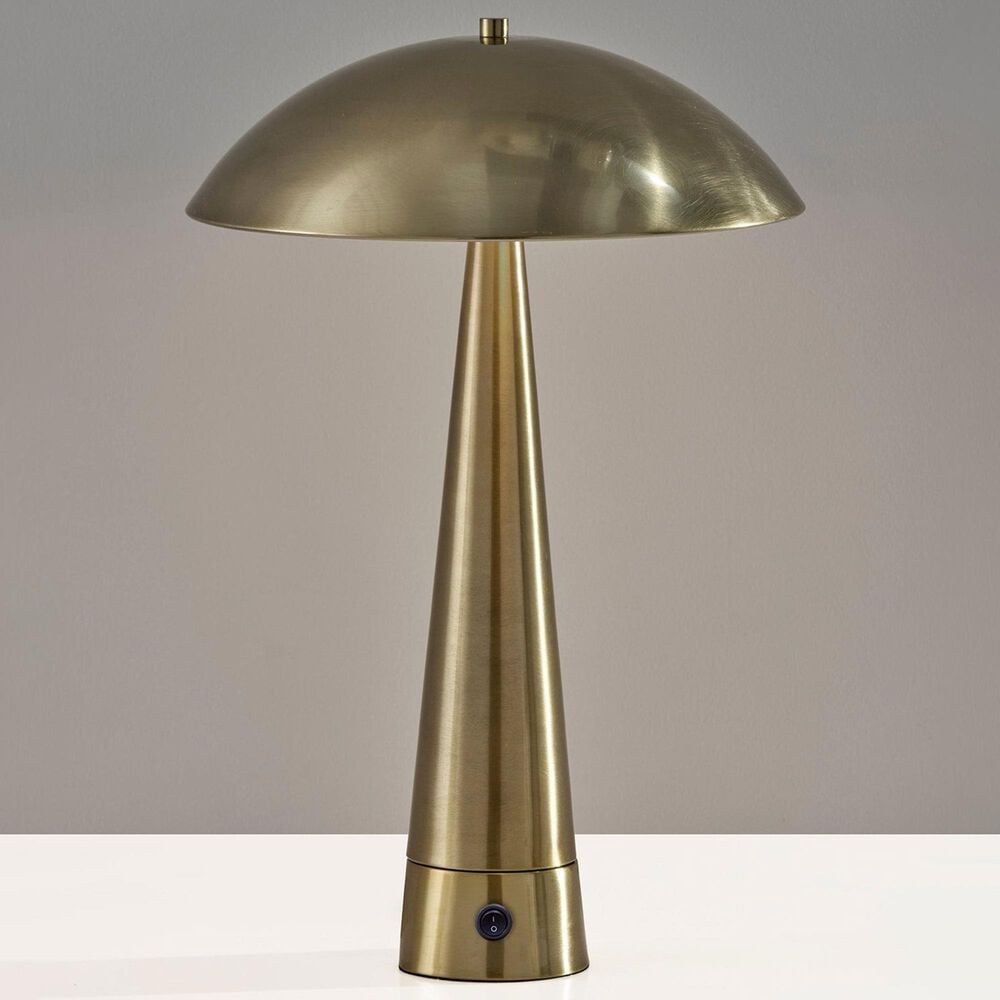 Adesso Vortex Table Lamp in Antique Brass, , large