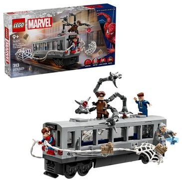 LEGO Marvel Spider-Man 2 Train Battle Building Set, , large