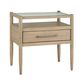 Riva Ridge Shiloh 1 Drawer Nightstand in Champagne Brown, , large