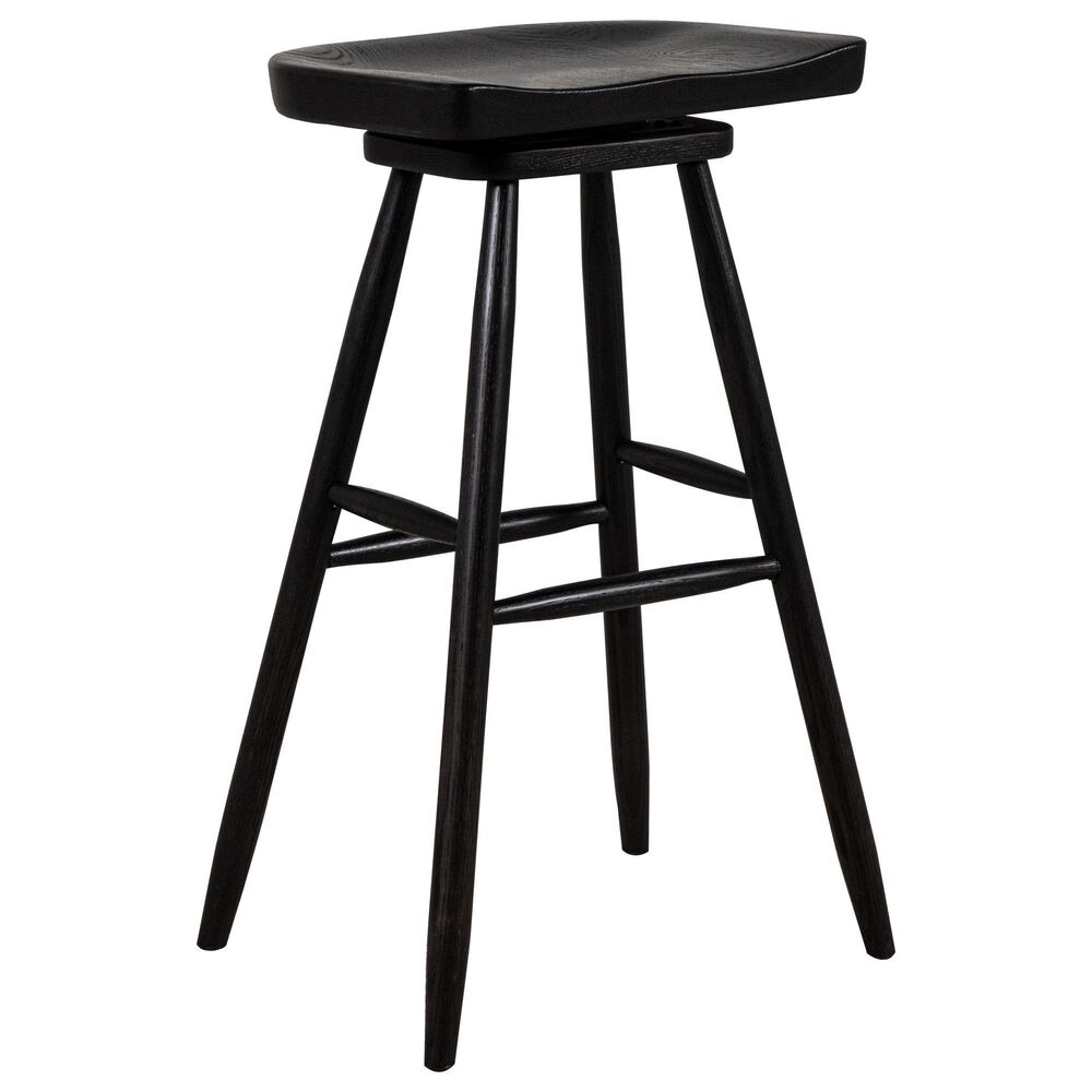 Fleming Furniture Co. Memory Swivel Stool in Onyx, , large