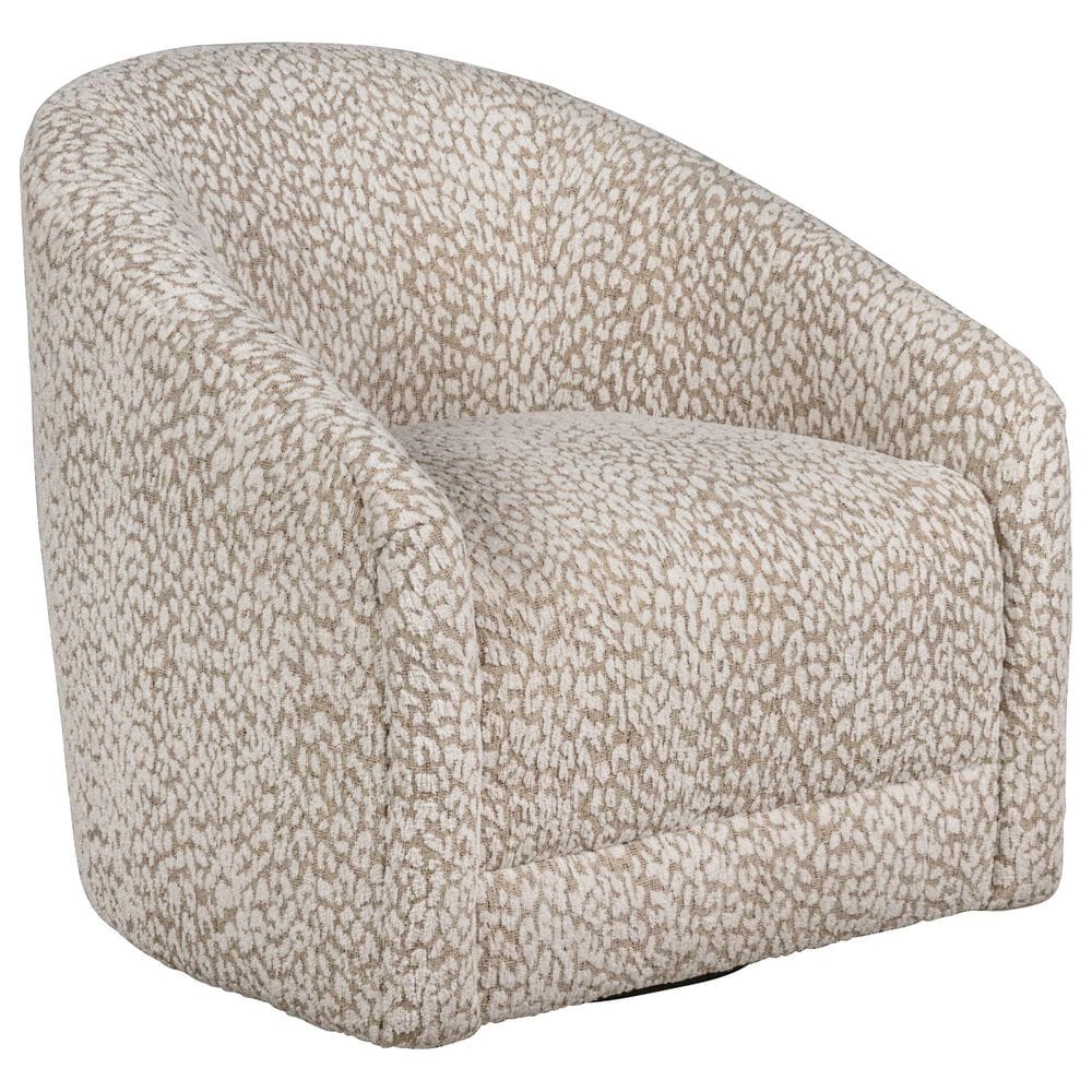 Aria Designs Genoa Swivel Chair in Beige, , large