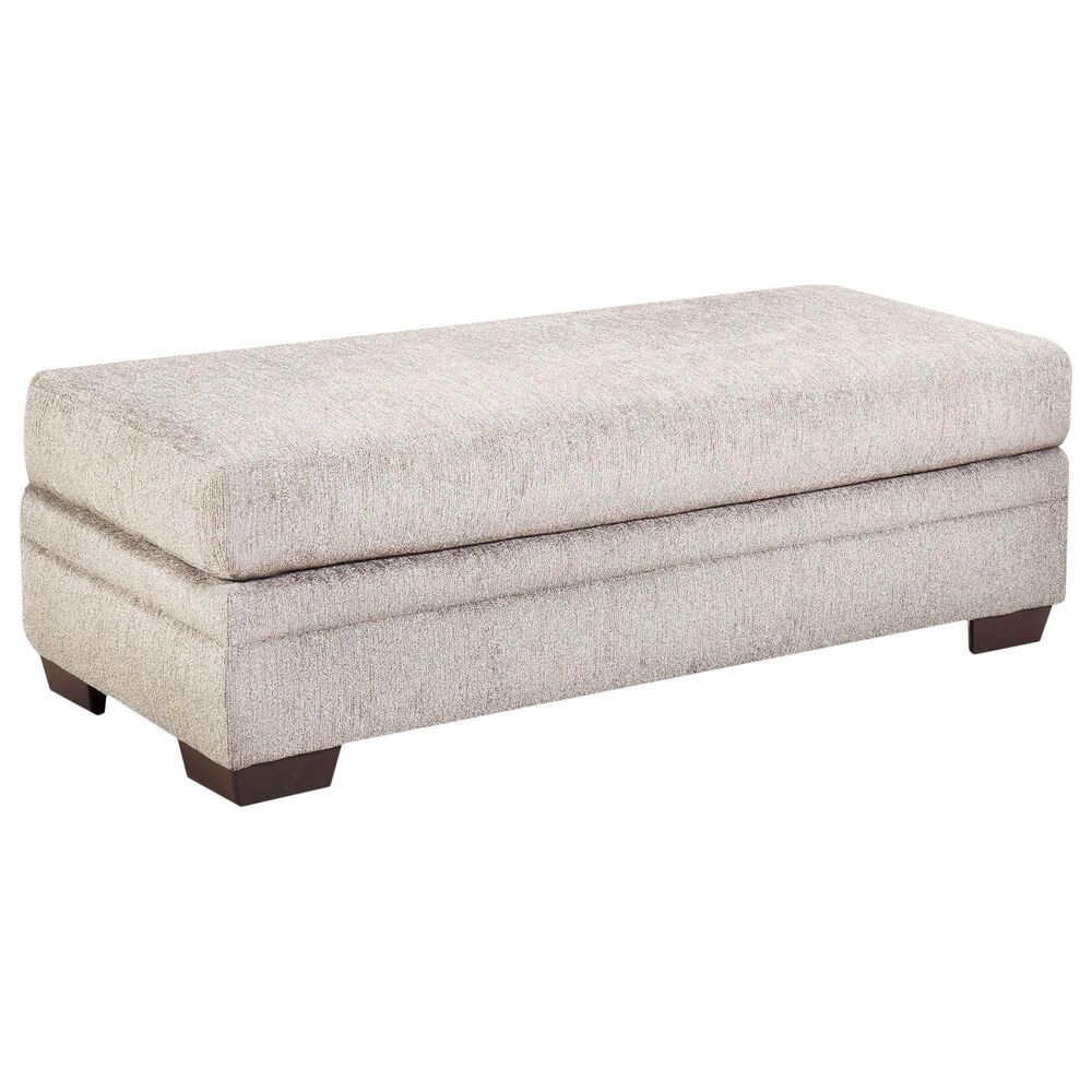 Northwestern Bailey Storage Ottoman in Cream, , large