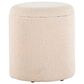 LumiSource Tahoe 18" Storage Ottoman in Beige, , large