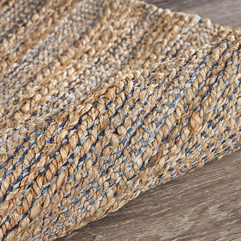 L&amp;R Resources Natural Fiber 9&#39; x 12&#39; Navy Area Rug, , large