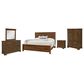 Viceray Collections Cool Rustic 5-Piece Queen Plank Bedroom Set in Amber, , large
