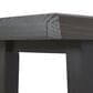 Steve Silver Jennings Live Edge Stool in Distressed Cherry and Ebony, , large