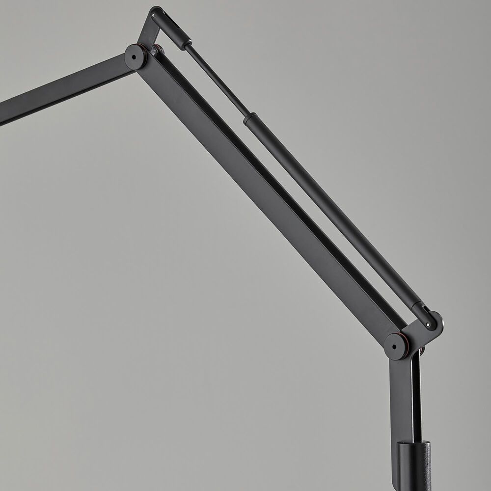 Adesso Gordon LED Floor Lamp in Black, , large