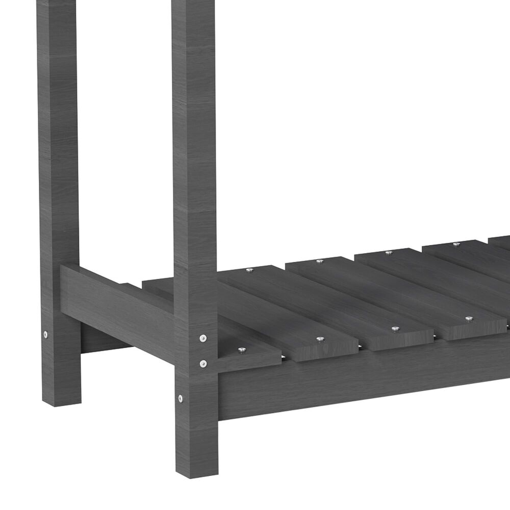 HOMLUX Outdoor Storage Potting Bench in Grey, , large