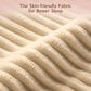 HOMLUX Plush Full Mattress with Beige Headboard, , large