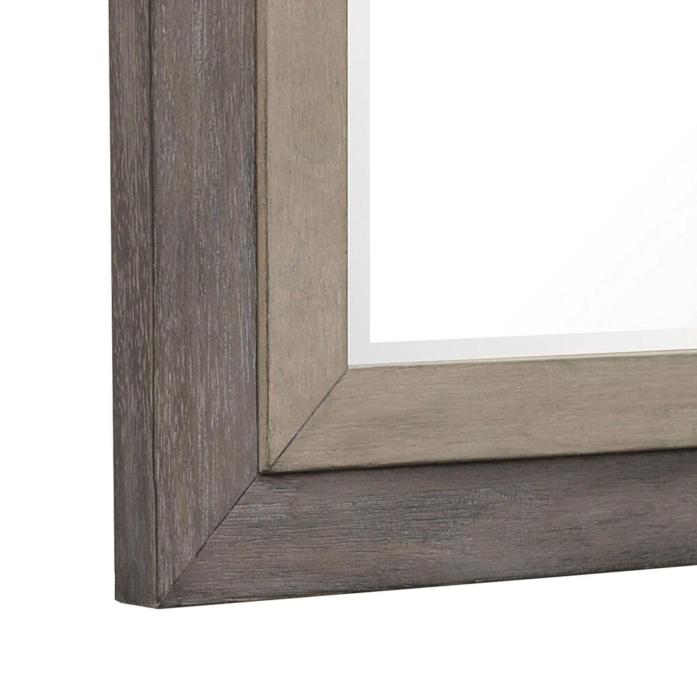 Nicolette Home Anderson Park Dark Rectangle Dresser Mirror in Moose Trail and Frontier Brown, , large