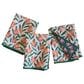 Once Again Home Pink Glow Reversible Mighty Mini Towel in Pink Marshmallow and Green (Set of 3), , large
