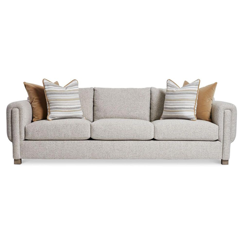 Bernhardt Tori Stationary Fabric Sofa in Heather Brown, , large