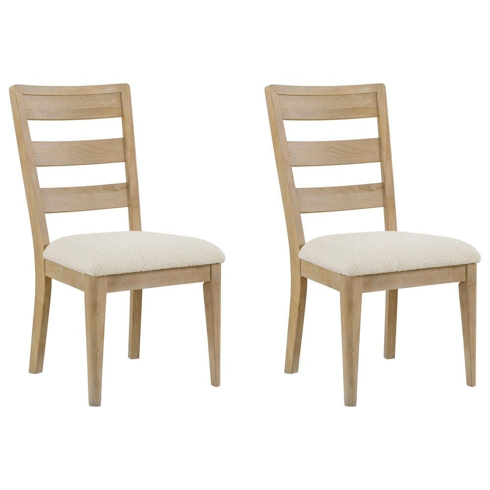 Emerald Home Furnishings Pacific Grove Side Chair in Sand Dune (Set of 2), , large