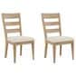 Emerald Home Furnishings Pacific Grove Side Chair in Sand Dune (Set of 2), , large