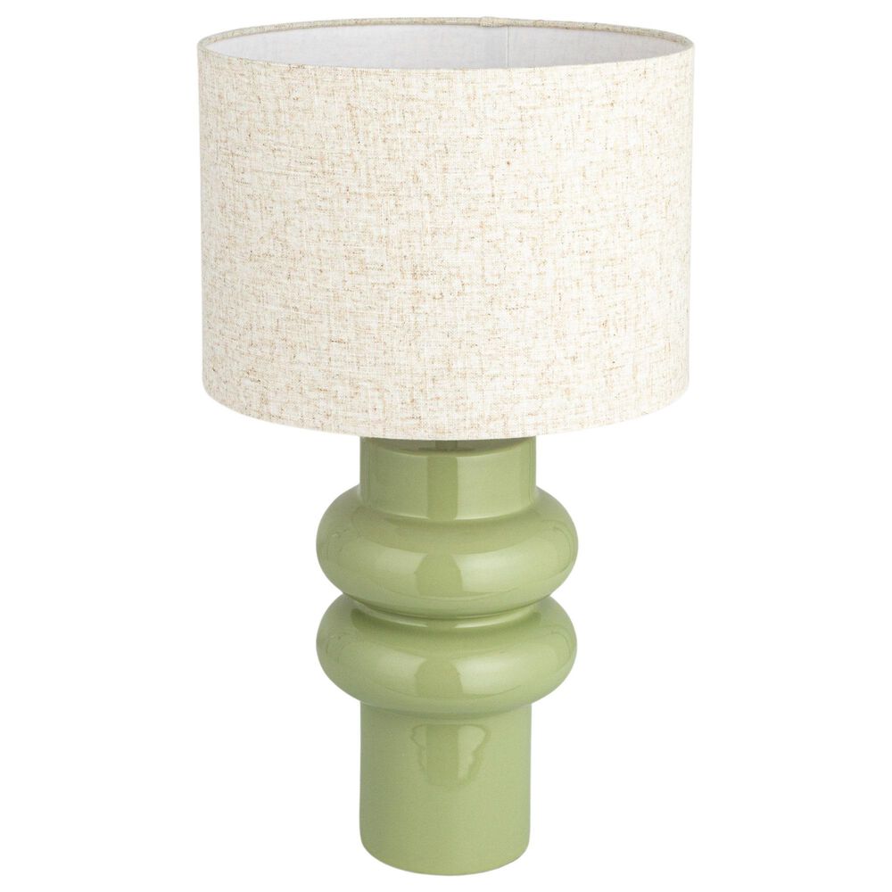 Creative Coop Leo Table Lamp in Green, , large