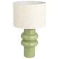 Creative Coop Leo Table Lamp in Green, , large