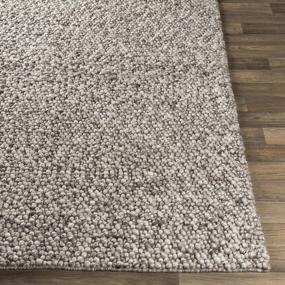 Surya Como 2&#39; x 3&#39; Charcoal and Ivory Area Rug, , large
