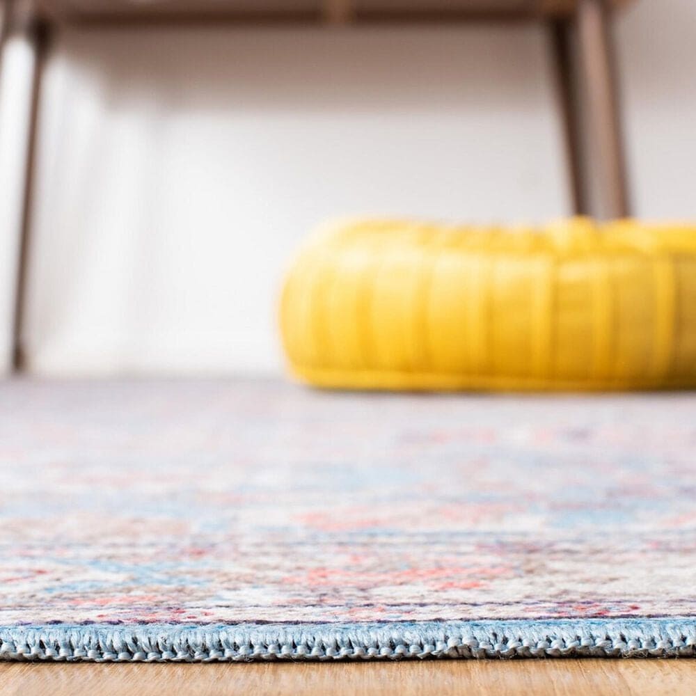 Safavieh Serapi  5&#39;3&quot; x 7&#39;6&quot; Rust and Blue Area Rug, , large