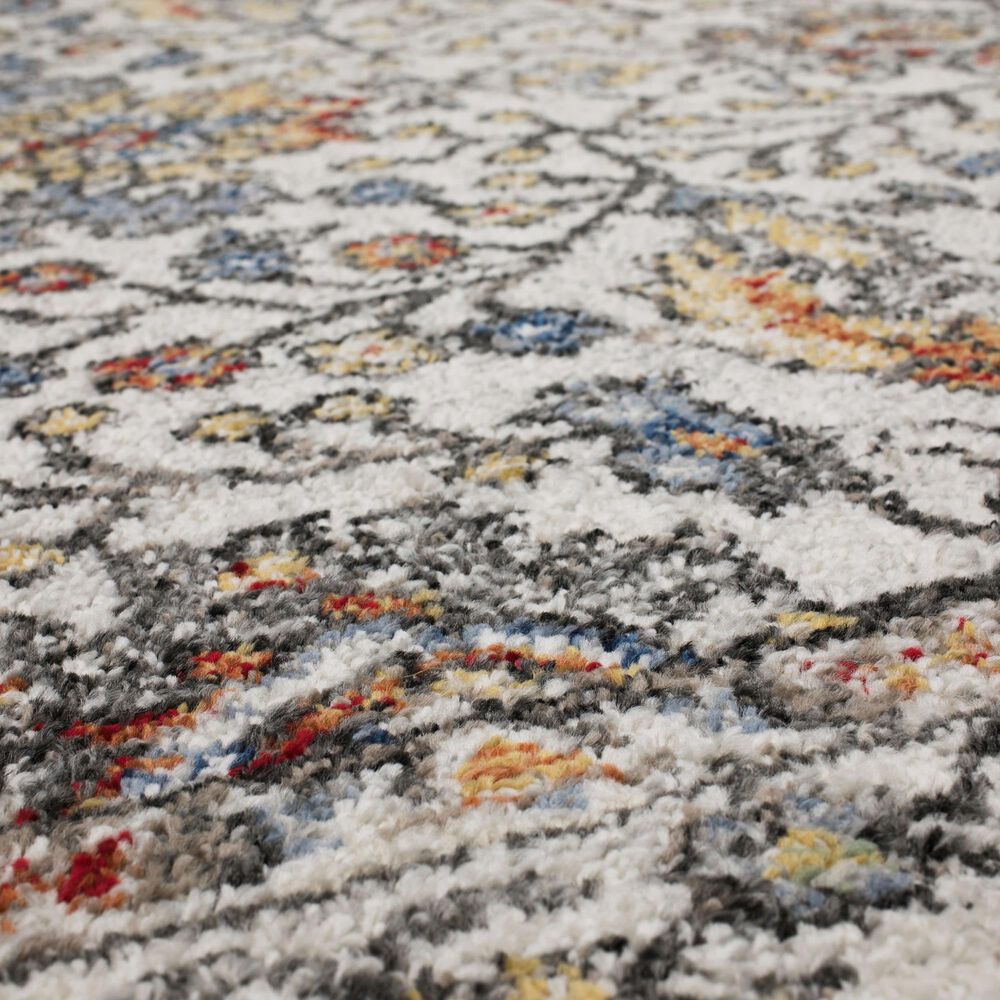 Mohawk Whimsy R1106 Grey 5'3" x 8' Area Rug, , large