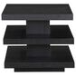 Steve Silver Canyon Square End Table in Black, , large