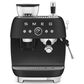 SMEG Espresso Manual Coffee Machine with Grinder in Matte Black, , large