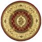 Safavieh Lyndhurst LNH223 8" Round Red and Ivory Area Rug, , large