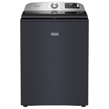Maytag 5.2 Cu. Ft. Top Load Agitator Washer in Midnight Steel, , large