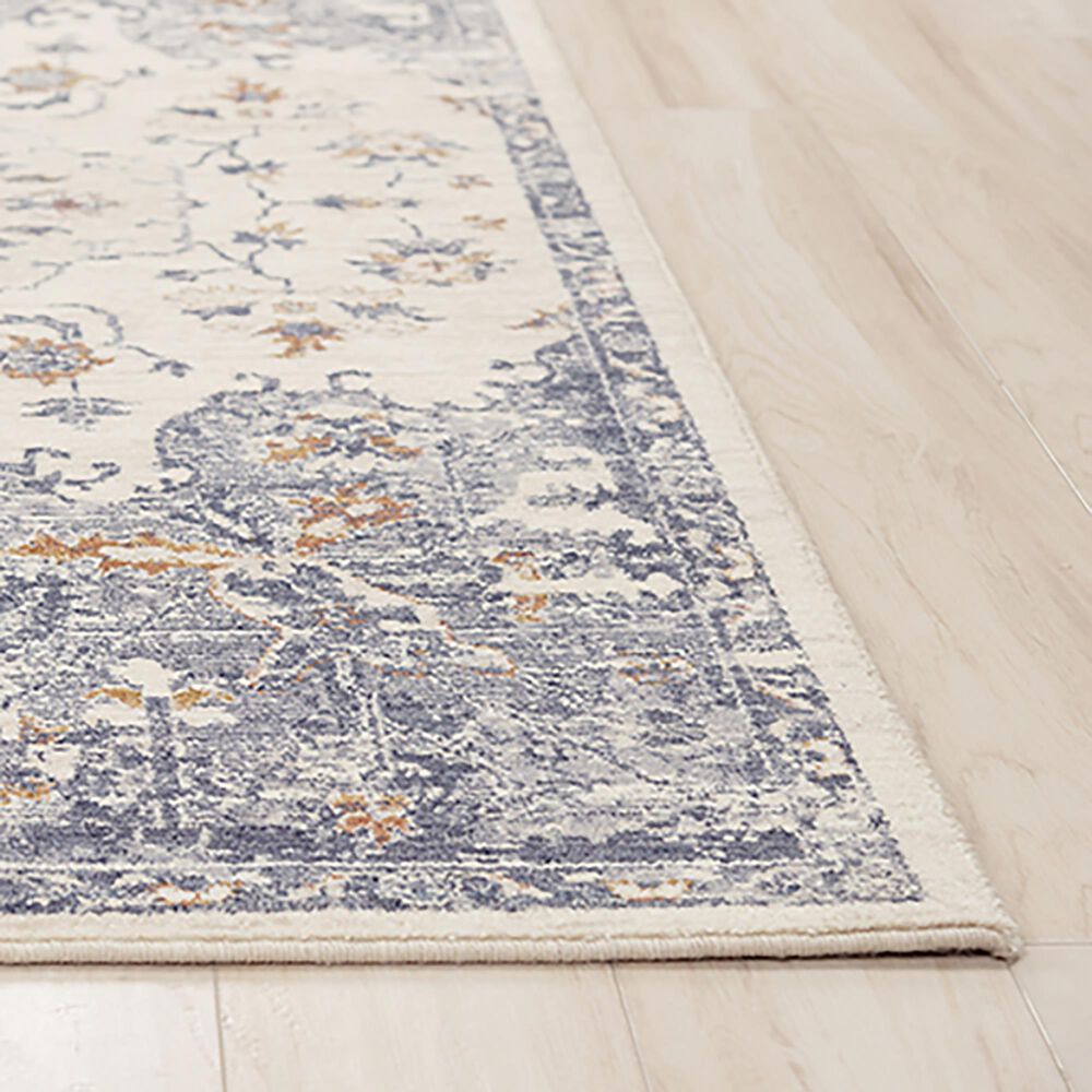RIZZY Ventura VRA751 3&#39; x 5&#39; Blue and Ivory Area Rug, , large
