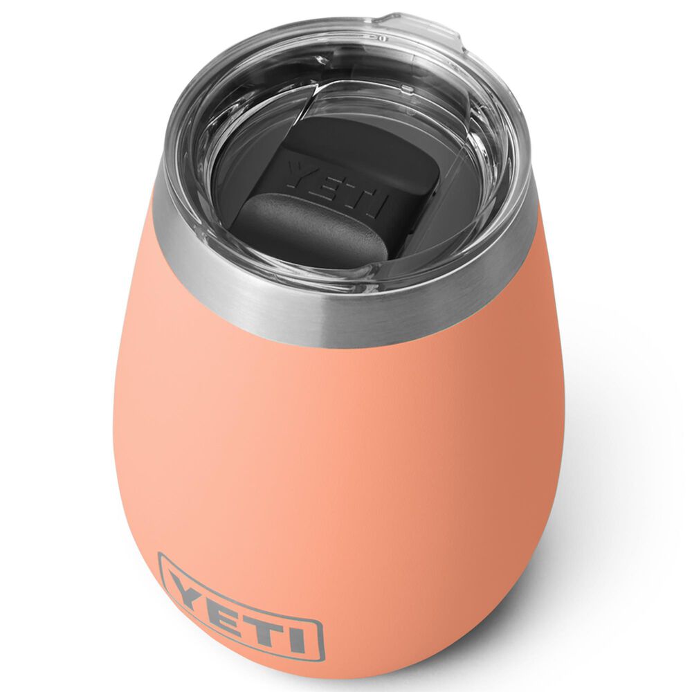 YETI Rambler 10 Oz Wine Tumbler with MagSlider Lid in Lowcountry Peach, , large