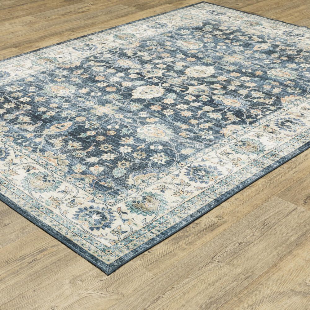 Oriental Weavers Sumter 7&#39;10&quot; x 10&#39; Blue and Ivory Area Rug, , large