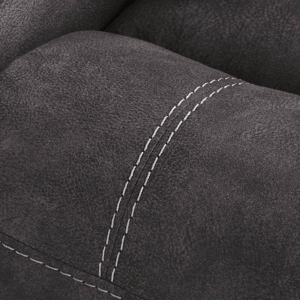 Ashley Brysonview Manual Reclining Sofa in Charcoal, , large