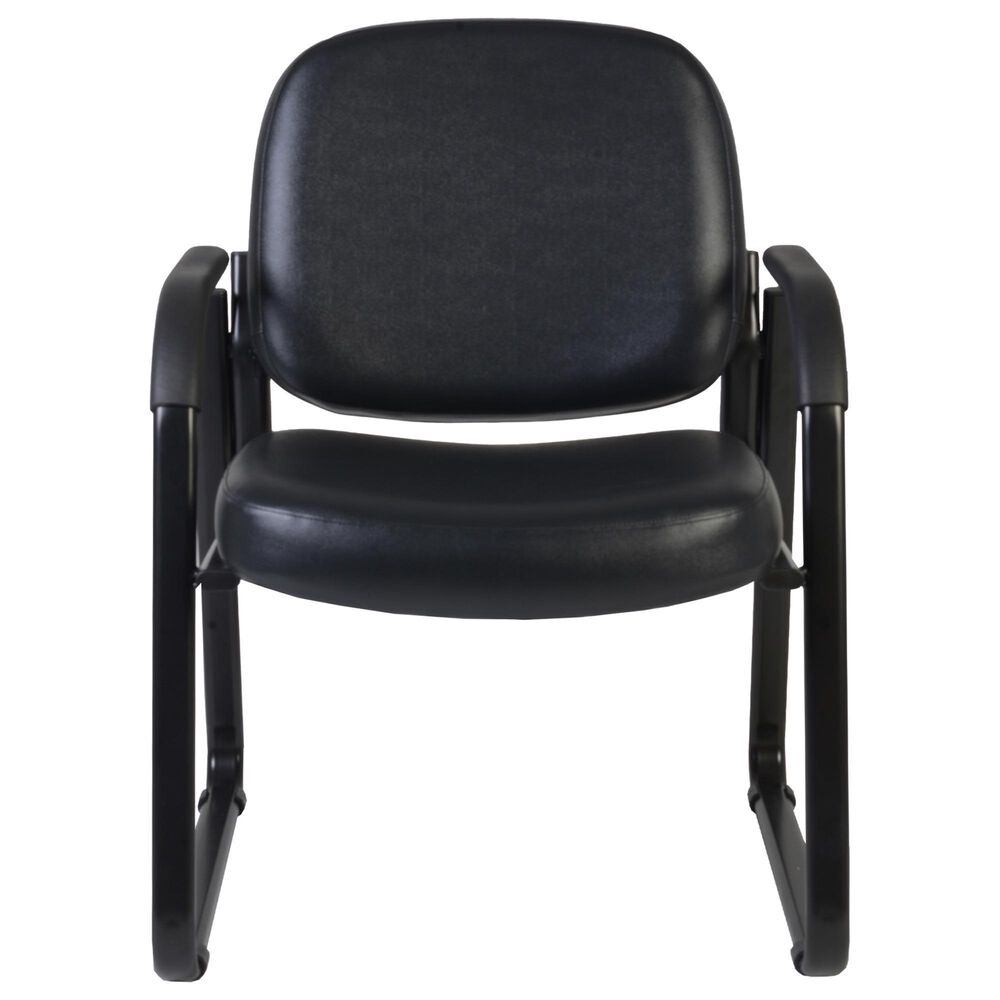 Regency Global Sourcing Victor Guest and Reception Chair in Black, , large