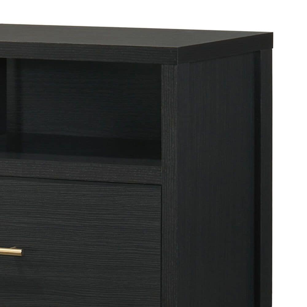Everly Living Elif 60" TV Stand in Black, , large