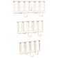 Maple and Jade Metal Glam Wall Hook in Gold (Set of 3), , large