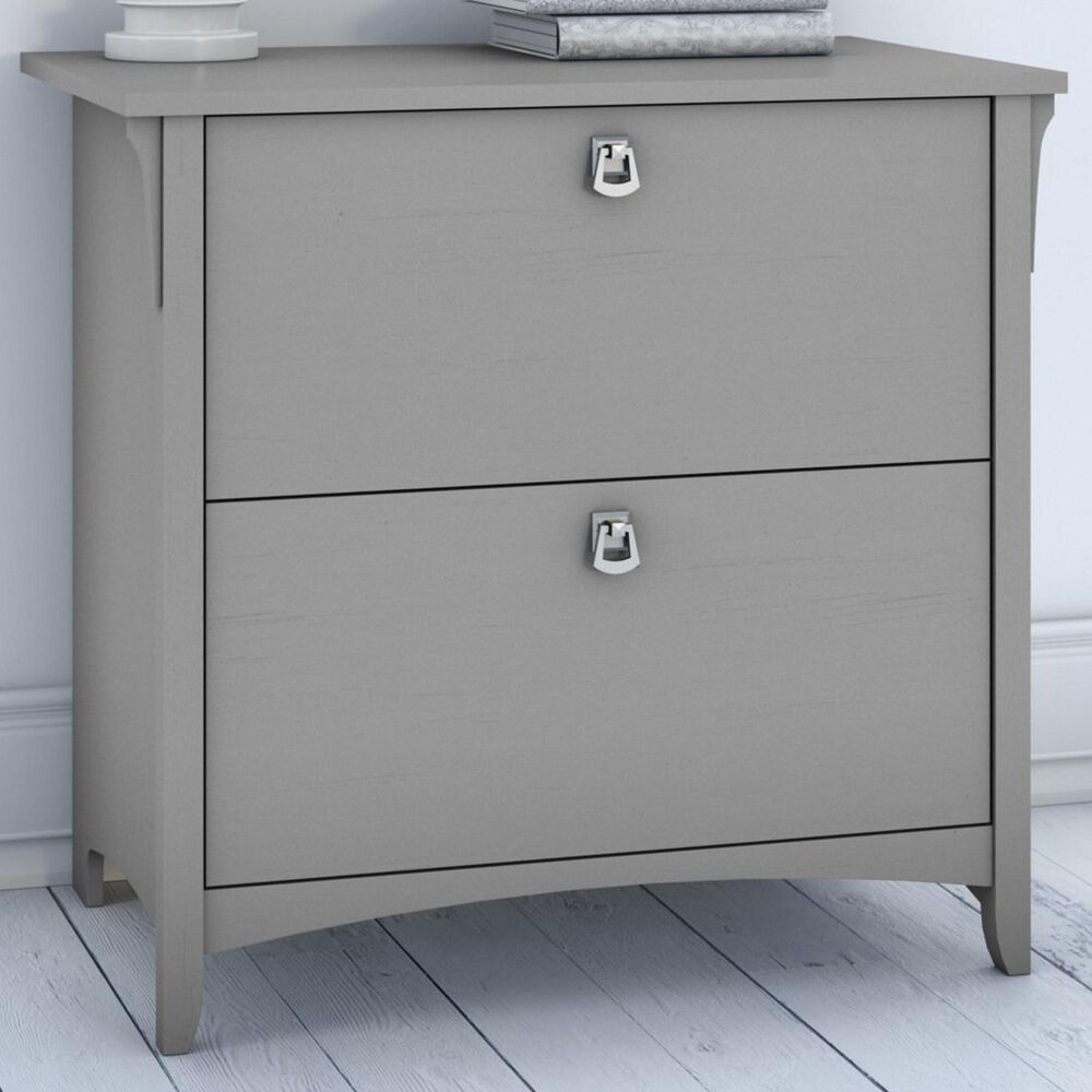 Bush Salinas Lateral File in Cape Cod Gray Nebraska Furniture