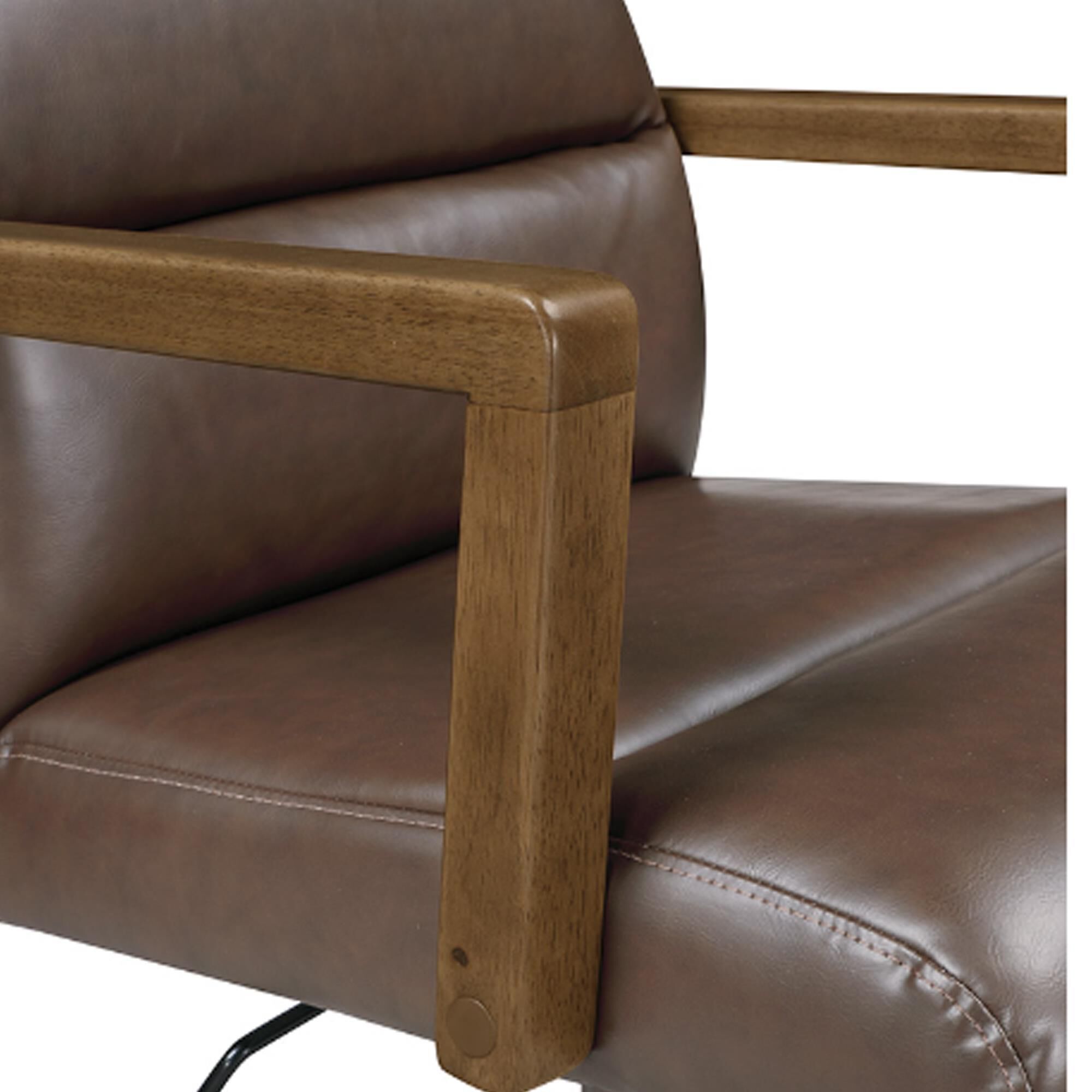 Valor Living Henfield Desk Chair in Chocolate